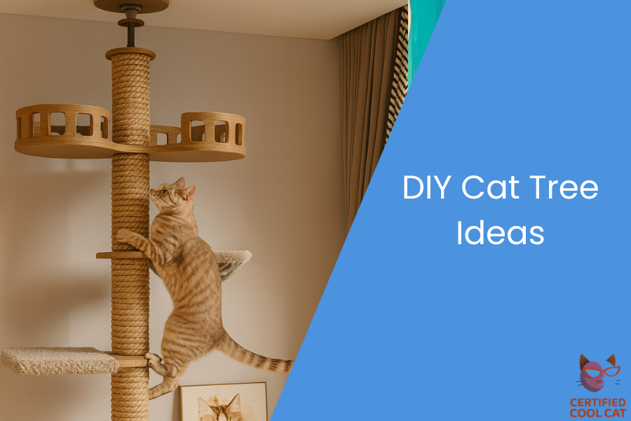 DIY Cat Tree Ideas Feature Image
