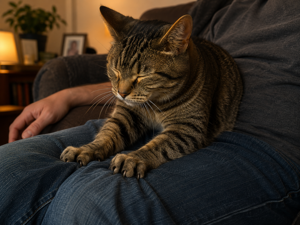 Why Do Cats Knead You With Their Paws?